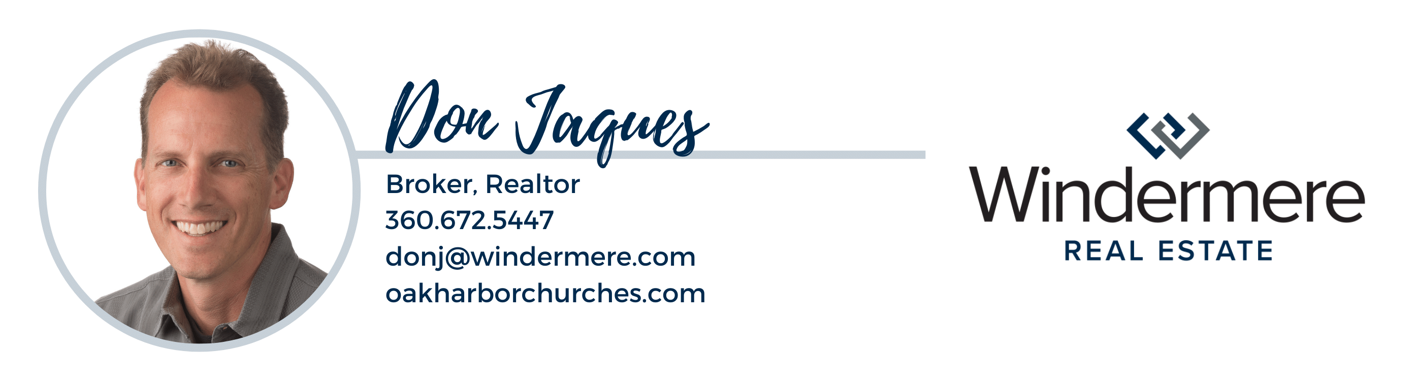 Don Jaques, Oak Harbor Churches Guide 