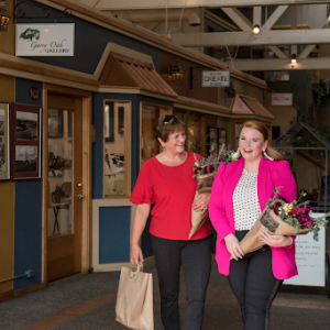 Women with Forage Bouquet