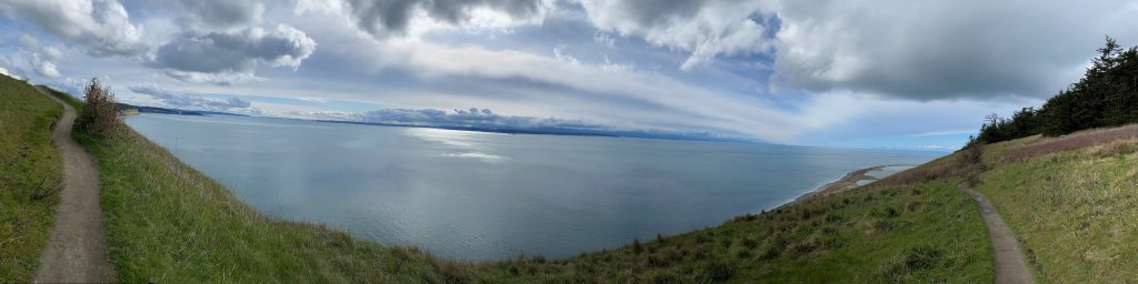 What is your go-to for managing stress since the pandemic? ebeys landing, trails, Coupeville, Washington