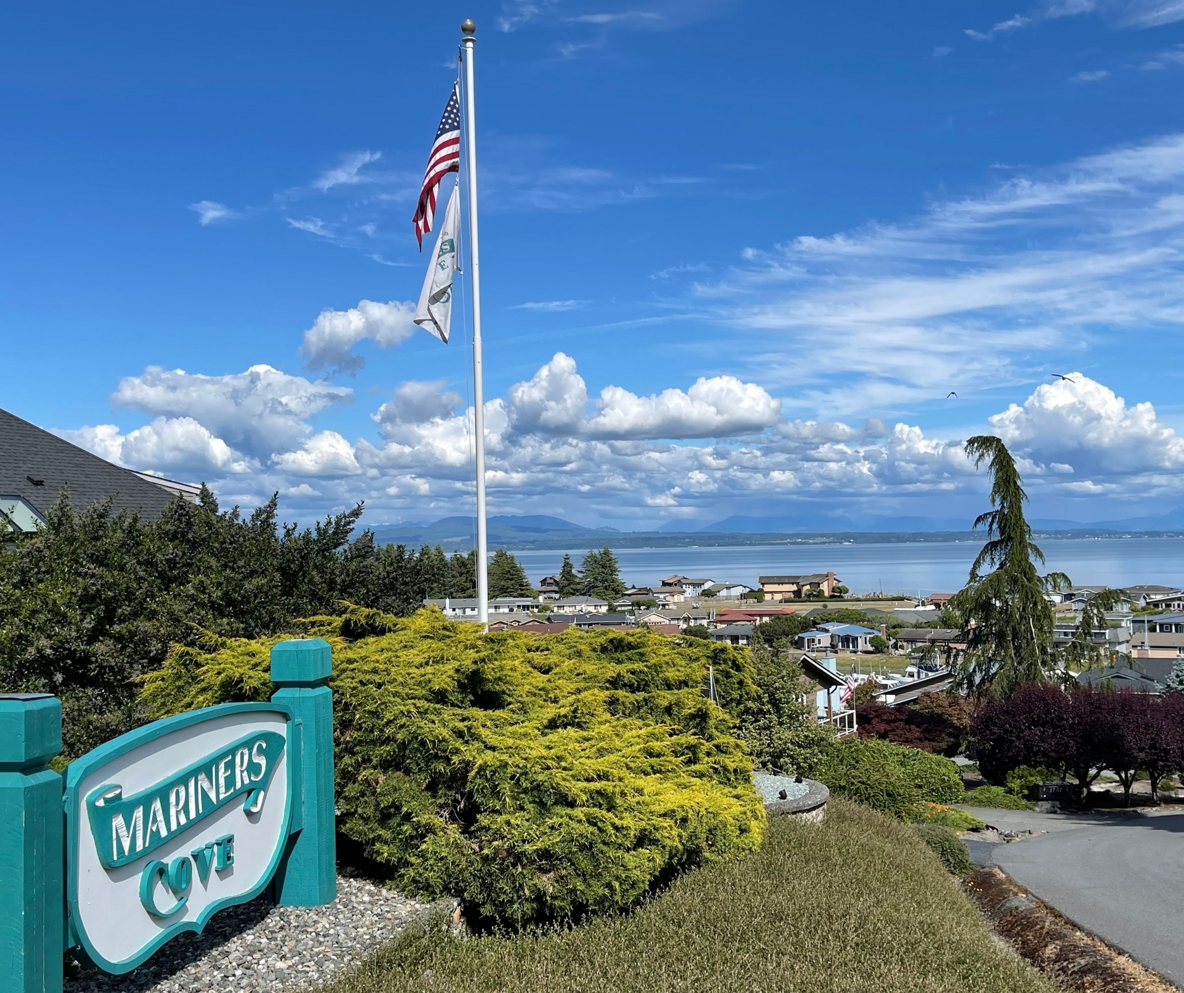 Welcome, Mariners Cove, Oak Harbor, Washington, Whidbey Island, boating community, homes on Whidbey, Windermere