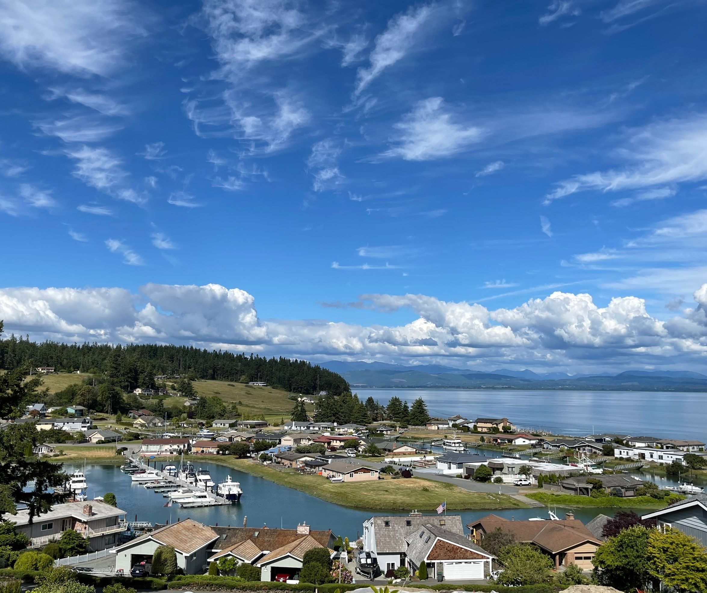 Mariners Cove, Whidbey Island, Washington, neighborhood, PNW, island, lifestyle, Homes on Whidbey, Ocean front homes, dock your boat