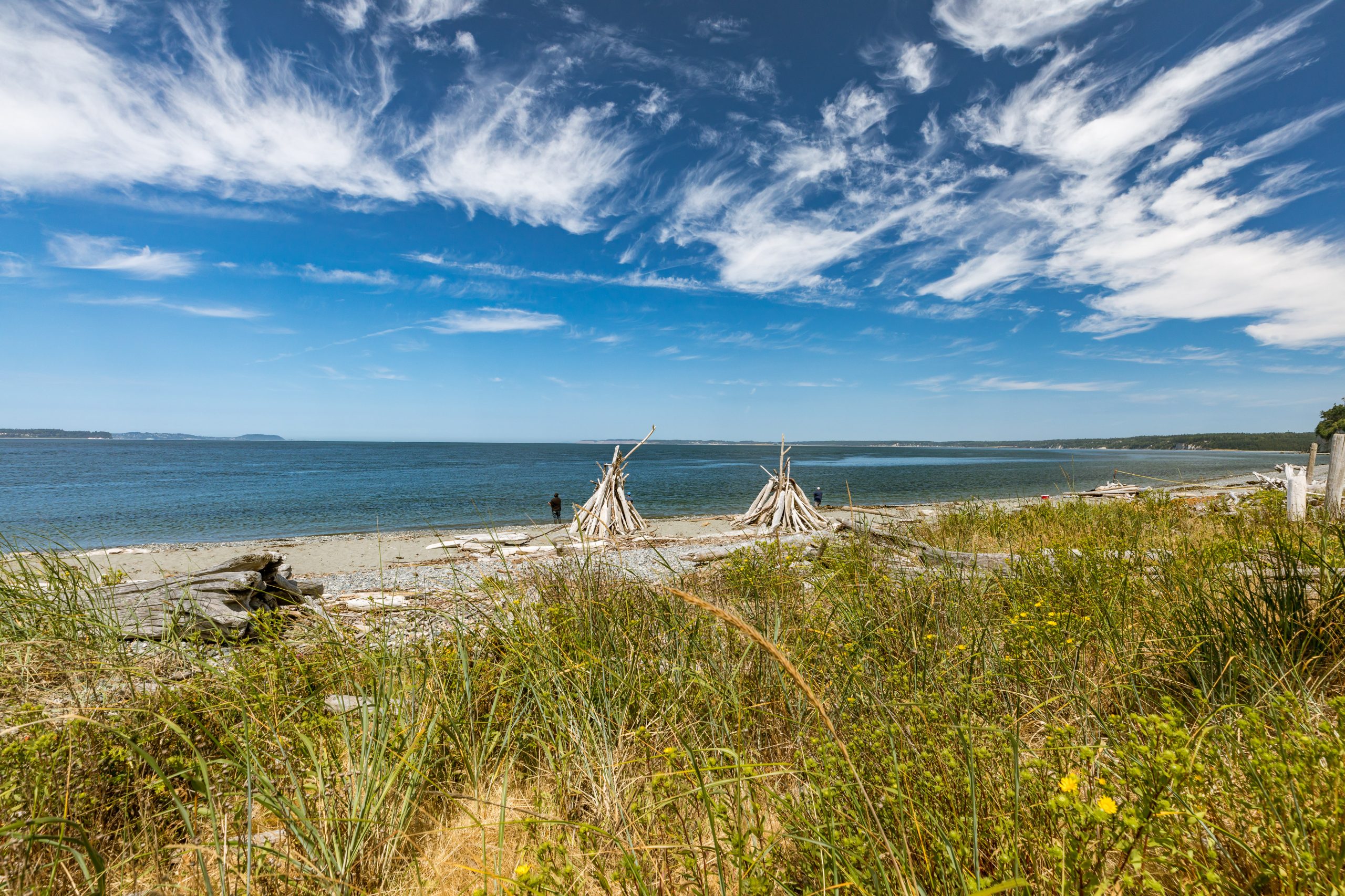 Beach, Lagoon Point, Greenbank, Whidbey Island, Washington