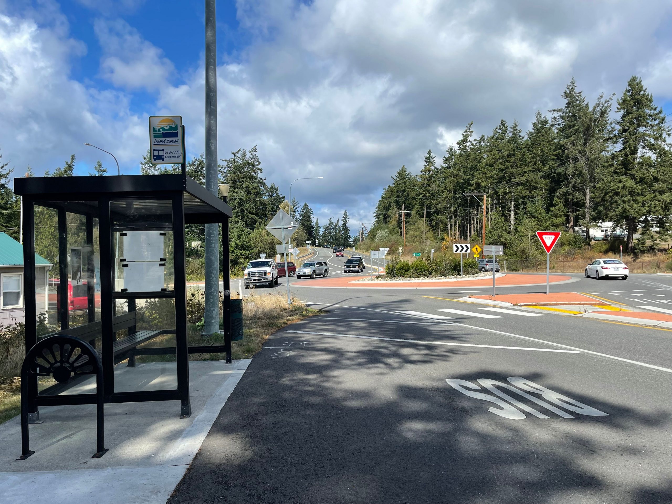 Island Transit, Bus Stop, Highway 20, North Whidbey, Northgate Terrace, Bus Route