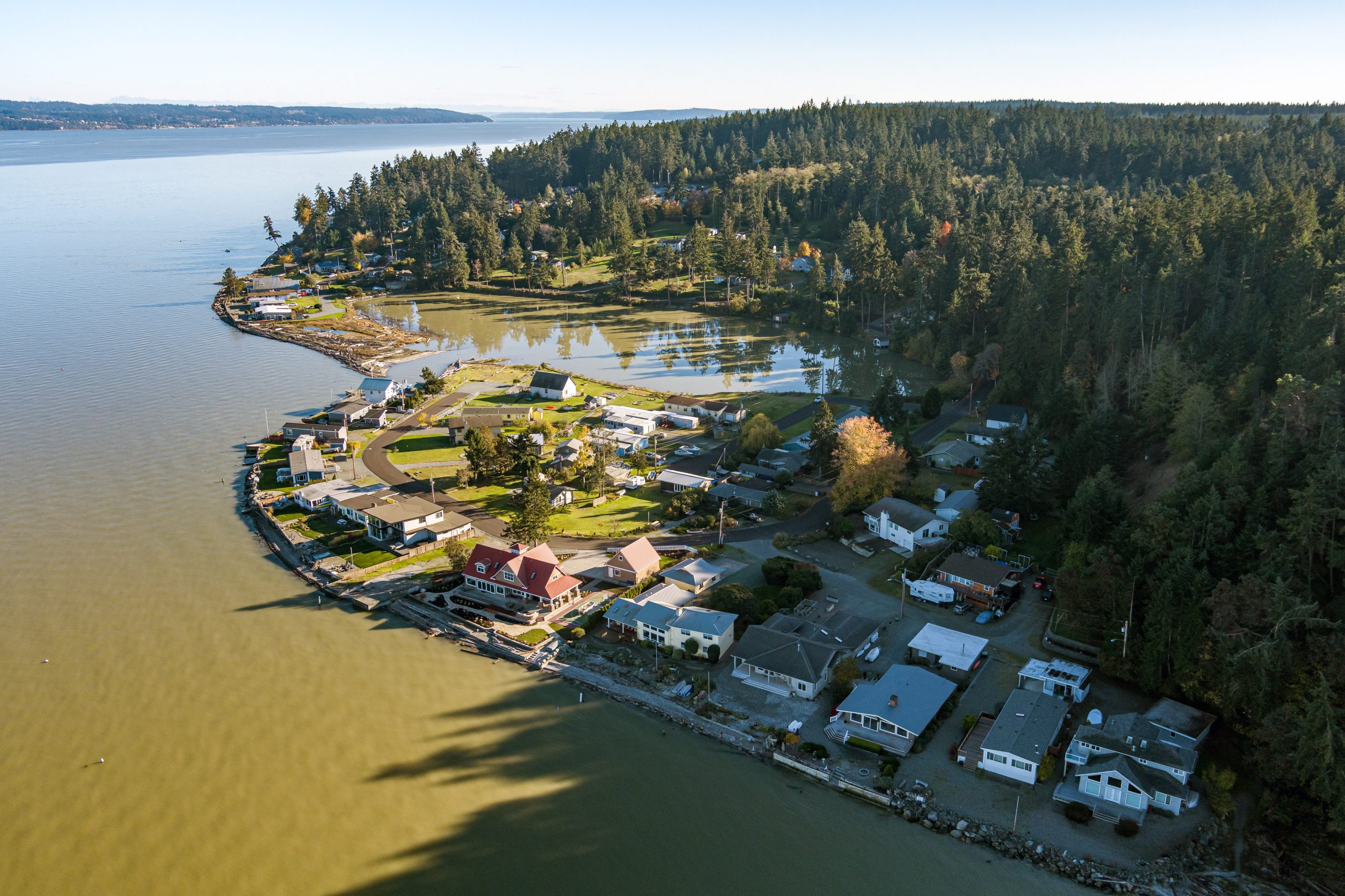 Harrington Lagoon, Coupeville, Whidbey Island, Washington, Neighborhood, whidbey island guide