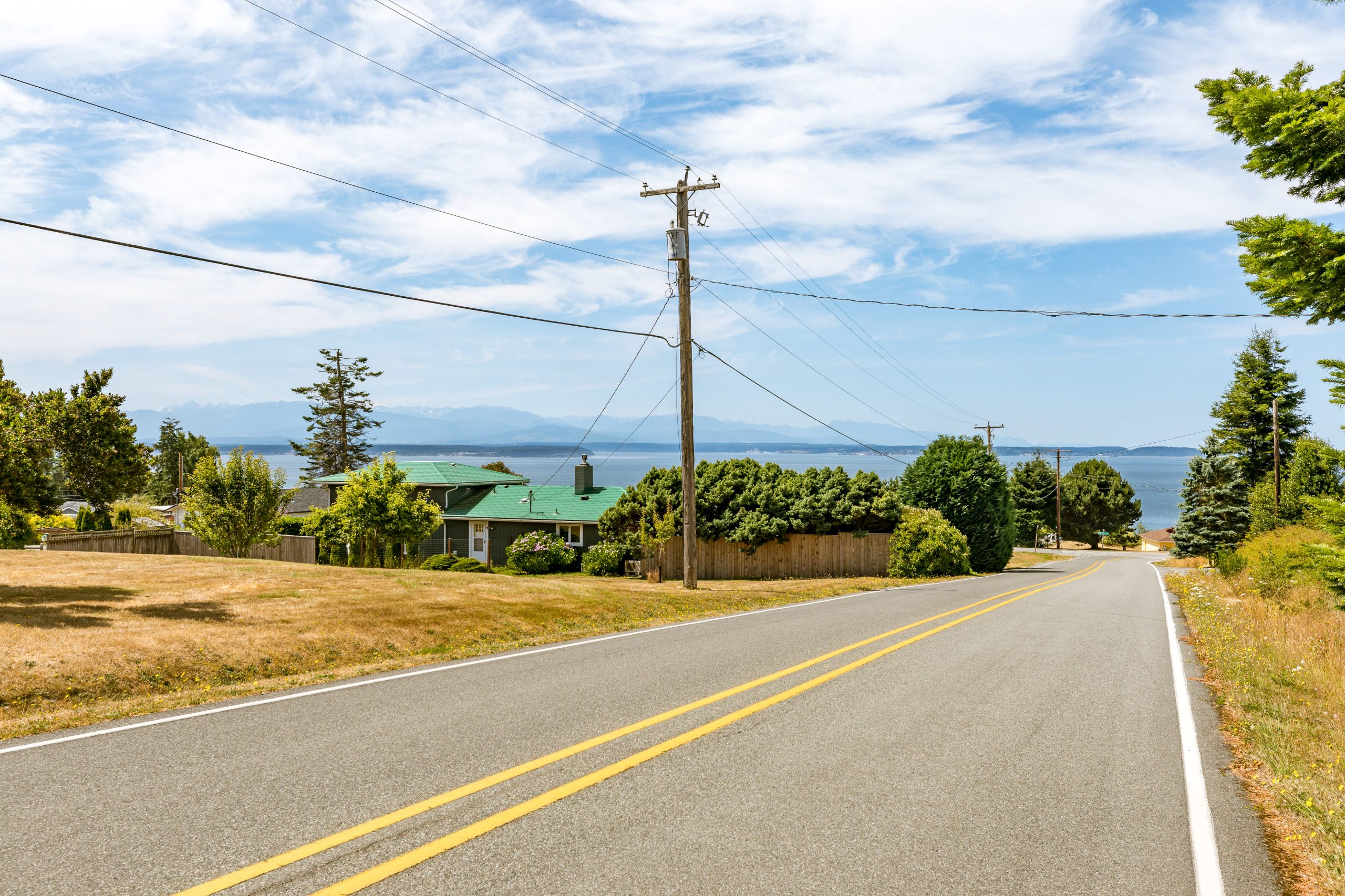 Ledgewood & Bon Air street view, Neighborhood, ocean front homes, Windermere Real Estate Whidbey Island
