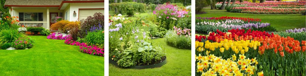 flower beds, spruce up your space 