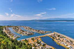 Lagoon Point. Canal, boats, neighborhood, community, Whidbey Island, Windermere real estate south Whidbey, Greenbank
