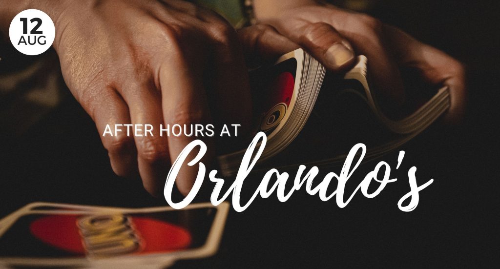 12 August, After Hours at Orlando's, BBQ, Drinks, Dancing, Games, Night Life, Whidbey Island, Oak Harbor, Things to do 
