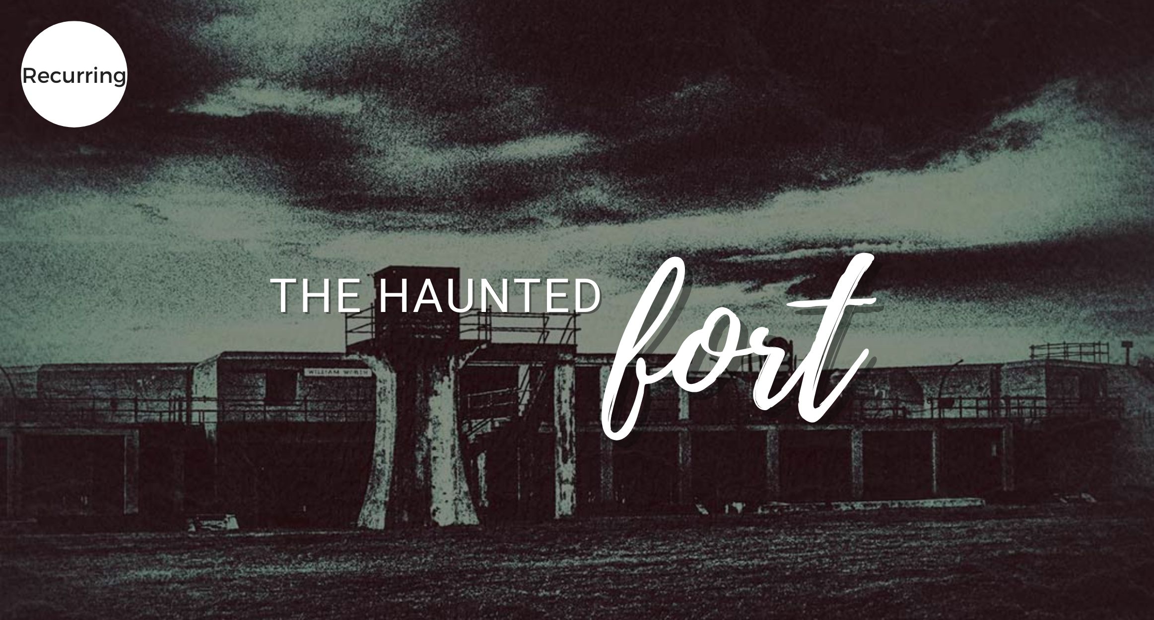 The haunted Fort, Fort casey State Park , Whidbey island, Coupeville, Washington, Halloween