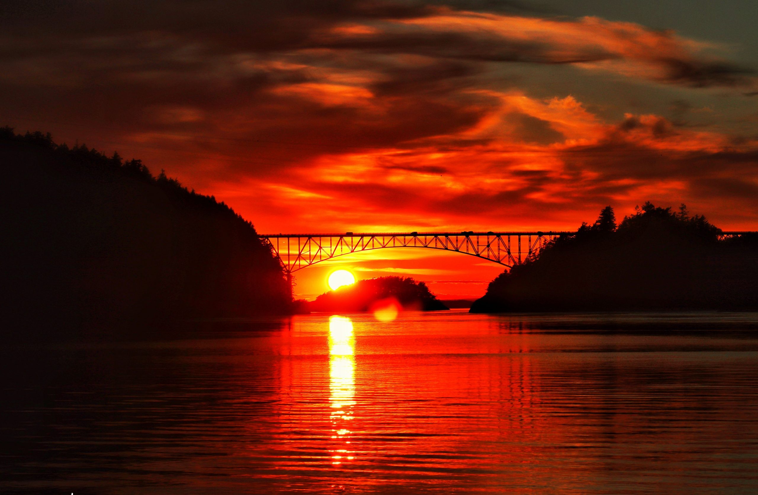 Deception Pass Bridge, Oak Harbor, Whidbey Island, Washington, Washington state Park, most visited, Iconic